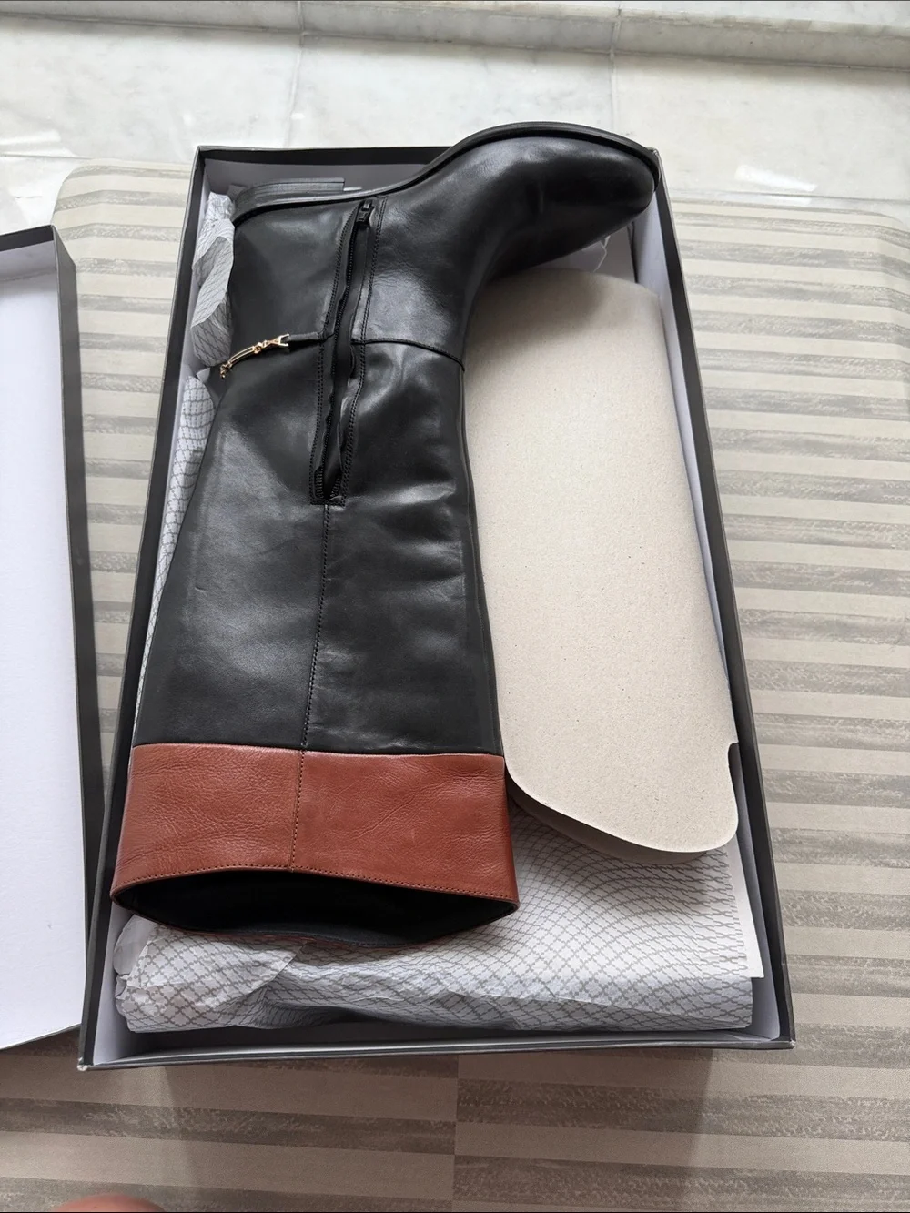 Bronx Felise Smooth Leather Riding Boots
